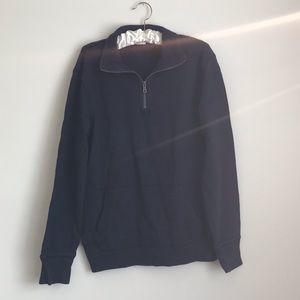 Navy 1/4 Zip Sweatshirt